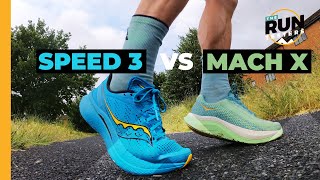 HOKA Mach X vs Saucony Endorphin Speed 3 Review The King vs the Contender [upl. by Hniv]