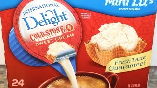 International Delight Cold Stone Creamery Sweet Cream Review [upl. by Claudine]