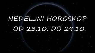 Astrolog Radmila  Nedeljni horoskop od 2310 do 2910 POMRAČENJE MESECA U BIKU [upl. by Tat]