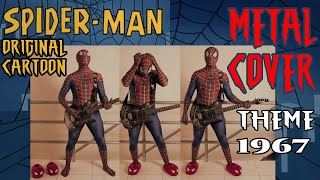 SPIDERMAN ORIGINAL CARTOON THEME SONG 😍 🎵 Progressive Metal Cover 🎸 [upl. by Iseabal]