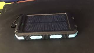 Amazon solar power bank review [upl. by Jennings]