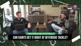 When would Saints get the most draft value at offensive tackle [upl. by Hasseman]