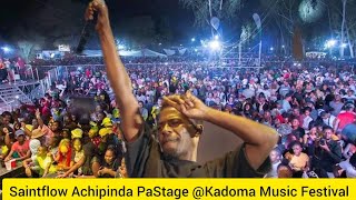 Saintflow achipinda pastage KuKadoma Music Festival anga akamirirwa nemwana wese uyu anodiwa uyu🔥🎤 [upl. by Ahlgren]