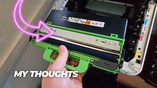 How to Change the Brother Genuine Waste Toner Box Unit WT223CL amp Review [upl. by Englis]