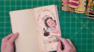 Junk journal for beginners using nothing but FREE Printables [upl. by Eilime569]