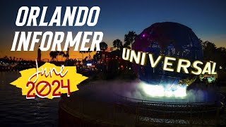 Orlando Informer Meetup  June 2024  Hogwarts Light Show [upl. by Yssis]