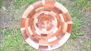 Woodturning Quick Look At Segmented Bowl Wedgie Sled [upl. by Tnayrb]