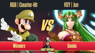 Fort Gayant 7  Winners Semis  RGB  CounterHit Luigi VS VGY  Jun Palutena [upl. by Sherburne]