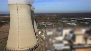 Centrale nucleaire vue par un drone video aerienne aerofilmphotoscom [upl. by Theresita351]