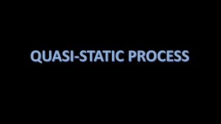 Quasi Static Process Thermodynamics  Explained in Tamil [upl. by Akimert153]