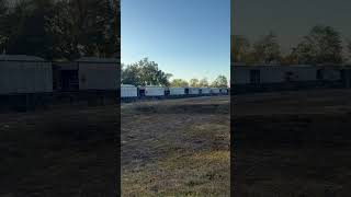 CSX train blaring horn in early morning light [upl. by Ardnasil559]