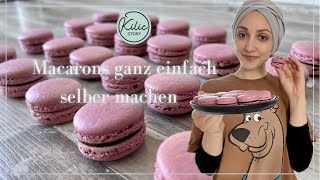 Macarons ganz einfach selber backen  Macarons für Anfänger [upl. by Harpole]