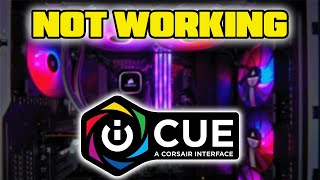 iCUE WONT OPEN  How to FIX Corsair iCue [upl. by Dumond]