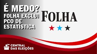 É medo Folha exclui PCO de estatística  Central das Eleições nº 6  5924 [upl. by Acissey]