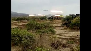 Watch Indian Armys BM 21 Grad artillery firing at Deolali firing range [upl. by Ruel]