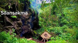 silamsakma 7 days solo survival bulding shelter camping in forest [upl. by Nyllewell]