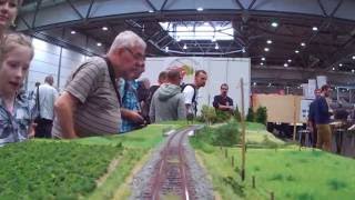 Video Fahrt auf der Modulanlage der Hallertauer Modelleisenbahner 2016 [upl. by Mccarty]