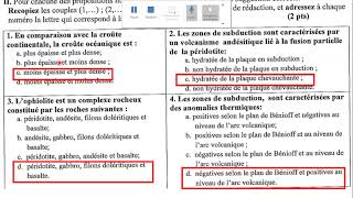 2 bac svt pc biof 2018rat  correction examen national geologie interne [upl. by Maure958]