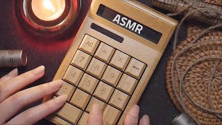 ASMR Extremely Relaxing Calculator High Quality Sounds No Talking [upl. by Anuahs264]