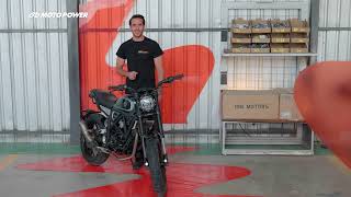 DAYTONA SCRAMBLER REVOLUTION 250  MOTOPOWER REVIEW [upl. by Ahsetra769]