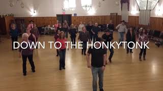 Down To The Honkytonk Line Dance [upl. by Past]