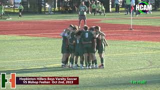 Hopkinton Hillers Boys Varsity Soccer VS Bishop Feehan Oct 2nd 2023 [upl. by Yesnek]