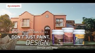 Asian Paints Exterior Wall Textures  NotDesignedByManishMalhotra  Telugu  38s [upl. by Morganne332]