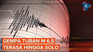 Gempa Susulan di Tuban M 65 Terasa di Solo Surabaya Semarang dan Yogyakarta [upl. by Inamik]