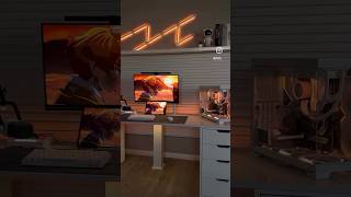 Credit ​c5y9 Cozy🧡 pc setup pcsetup gamingsetup capcut techtok pcgaming room cozysetup [upl. by Weihs731]