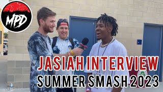 JASIAH INTERVIEW AT SUMMER SMASH 2023 [upl. by Ihn]