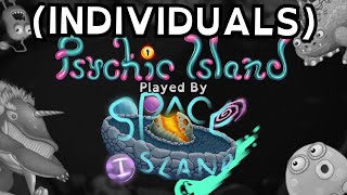 WHAT IF Psychic Island Played By Space Island  INDIVIDUALS [upl. by Doelling]