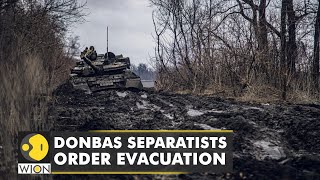 Tensions in Eastern Ukraine escalates Donbas separatists order evacuation  World English News [upl. by Evers580]