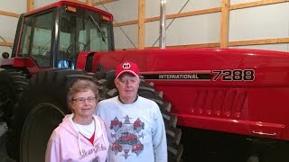 Amazing IHC Tractor Collection of Jerry Kuster in Galva Illinois [upl. by Nnaitsirk301]