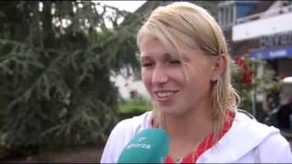 Interview Michaëlla Krajicek Rosmalen 2009 [upl. by Ahilam]