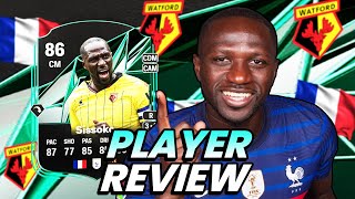 WTF IS THIS CARD😱 86 UPGRADED SQUAD FOUNDATIONS SISSOKO SBC PLAYER REVIEW  FC 25 ULTIMATE TEAM [upl. by Ciro]