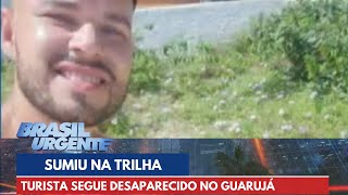 14 dias Turista segue desaparecido no Guarujá  Brasil Urgente [upl. by Dickinson]