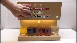 How to Make Coca Cola Soda Fountain Machine Fanta Sprite Schweppes [upl. by Airelav]