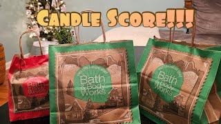 Dumpster Diving at Bath amp Bodyworks Candle SCORE [upl. by Hannavas211]