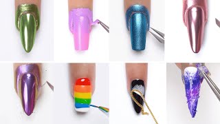 060 The Satisfying Glossy Nails Art Design 2024 💅 Nails Inspiration Colorful Nail Decorating [upl. by Nonnek]