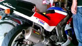 HONDA CBR250R MC19 with AKRAPOVIC AKRAPOVIC exhaust sound [upl. by Idac]