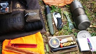 My Lightweight Day Hiking Bushcraft Camping amp Emergency Pack The Haversack [upl. by Shurwood691]