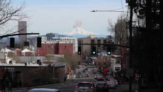 Mt Hood Eruption caught on camera from Portland [upl. by Diana]