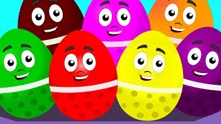 Learn Colors With Surprise Eggs Color Song For Kids Children Nursery Rhymes kids tv [upl. by Junia84]