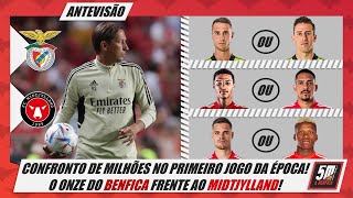 Liga dos Campeões 202223 ● BENFICA VS MIDTJYLLAND ANTEVISÃO [upl. by Eiliab]