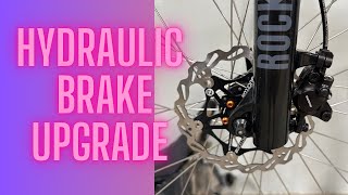 GT Aggressor Pro  Hydraulic brake install [upl. by Thornburg]