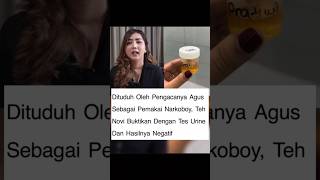 Hasil tes urin teh novi  viralshorts viralvideo beritaterkini [upl. by Donnell52]