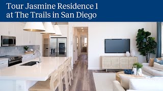 Jasmine Residence 1 at The Trails in San Diego  Home Video Tour [upl. by Ecnarf]