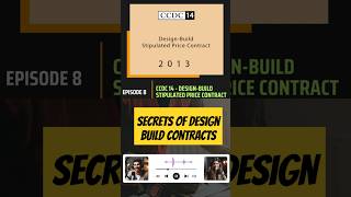 the Secrets of Design Build Contracts [upl. by Vanden]