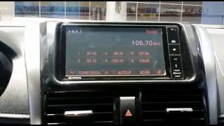 Toyota Vios 13 E touch screen 2015 [upl. by Timi]