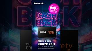 Panasonic TV Premium  Jetzt bis zu CHF 800 Cashback sichern tv smarttv panasonic firetv [upl. by Oinolopa]